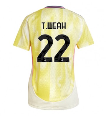 Juventus Timothy Weah #22 Bortatröja Dam 2024-25 Kortärmad